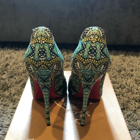 NWT! Christian Louboutin So Kate Python Inferno 37 - Picture 3 of 7